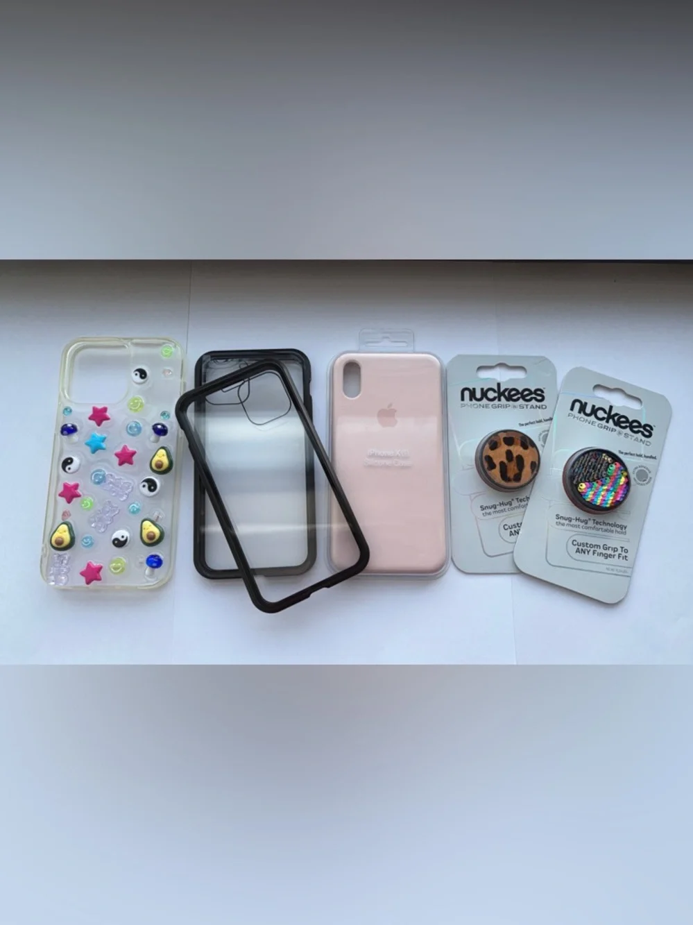 BNIB iPhone phone accessories bundle 6pc lot of phone cases and phone grips